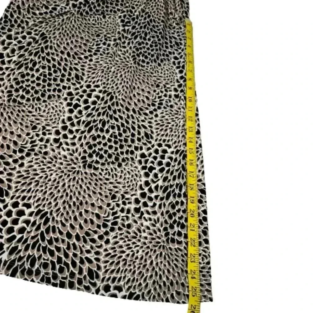 BCBGMAXAZRIA Leopard Print Halter Midi Dress Backless Tie Waist Size Medium - Picture 7 of 7